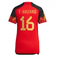 Belgien Thorgan Hazard #16 Fußballbekleidung Heimtrikot Damen WM 2022 Kurzarm